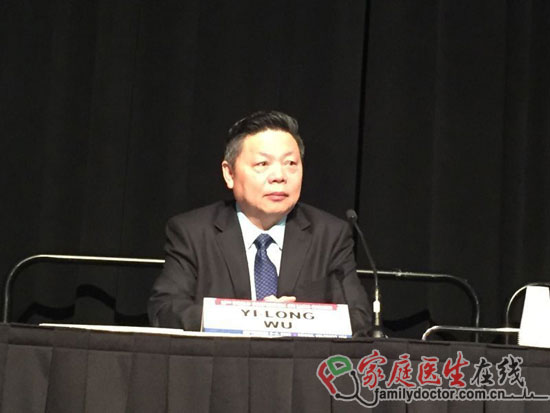 第16届世界肺癌大会：吴一龙教授