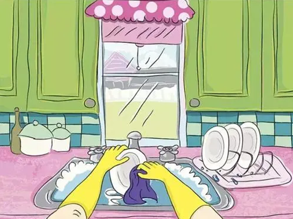 孕妇洗碗时要避免与洗洁精直接接触