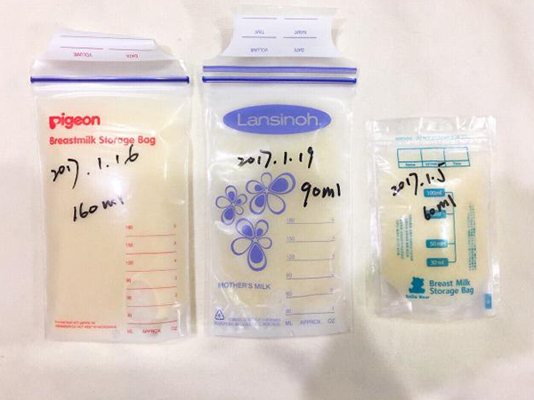 使用储奶袋时要注意细节