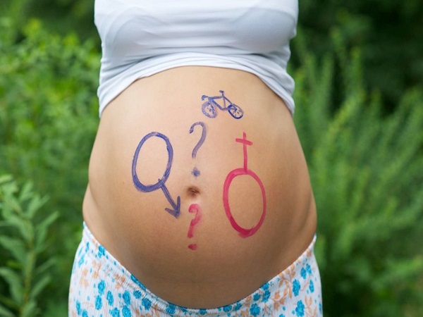 孕期女性的肚子形状是因人而异的