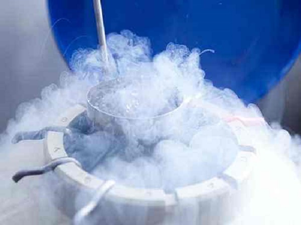 当胚胎质量较好时就会一管一个来冷冻保存