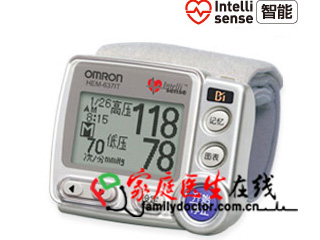 欧姆龙 手腕式电子血压计HEM-637IT