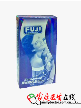 不二 天然胶乳橡胶避孕套原文: 芙莉詩-藍色情挑衛生套