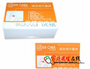 泰博 血糖试纸(电化学法)(商品名：CLEVER CHEK)