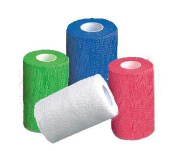 可撕无纺布自粘弹力绷带(Hand-tear non-woven flexible cohesive bandage)商品名称：康力普(ComRip)