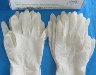 扬州通达 一次性使用医用橡胶检查手套